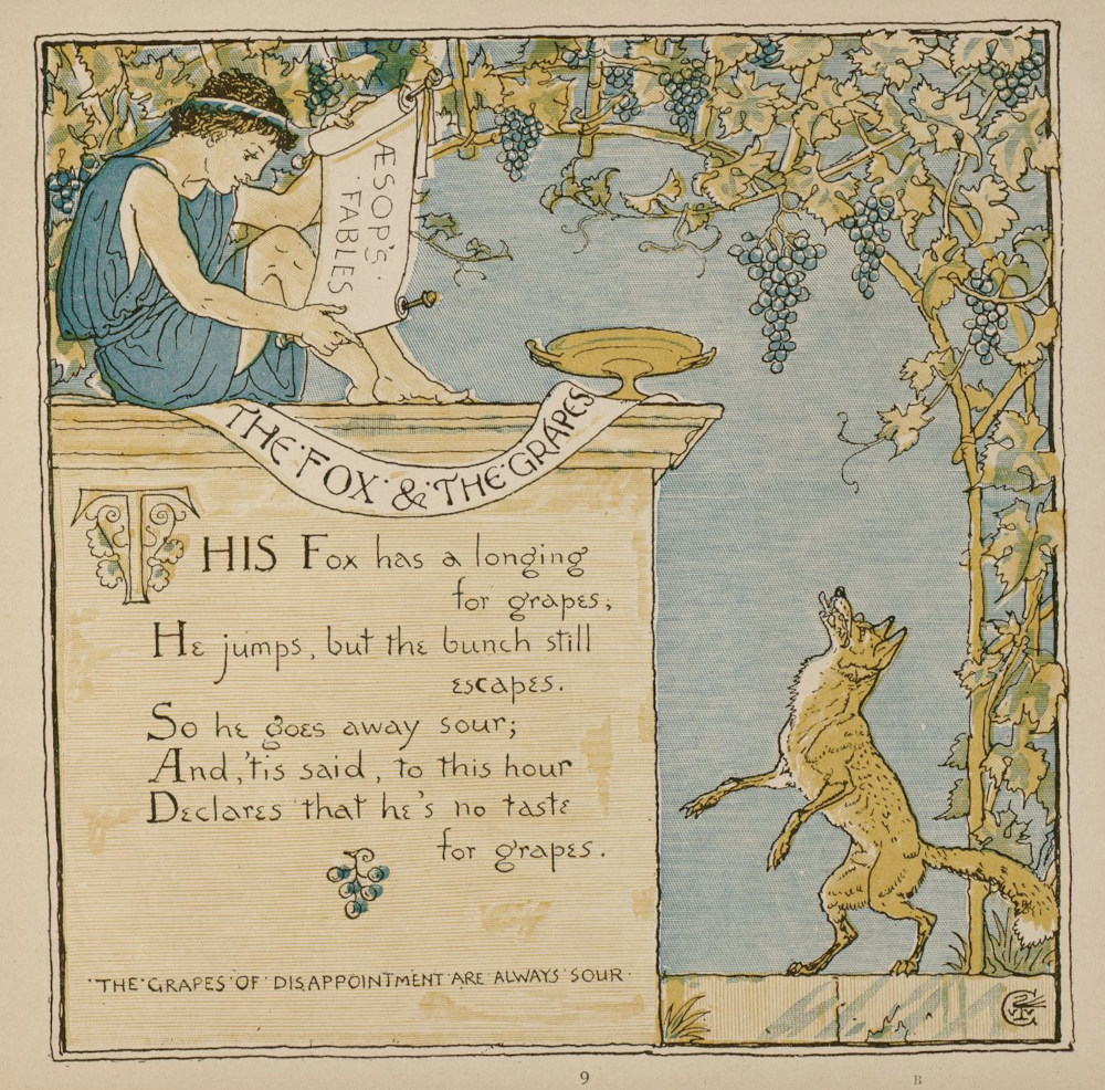 Aesop's Fables - The Fox & the Grapes