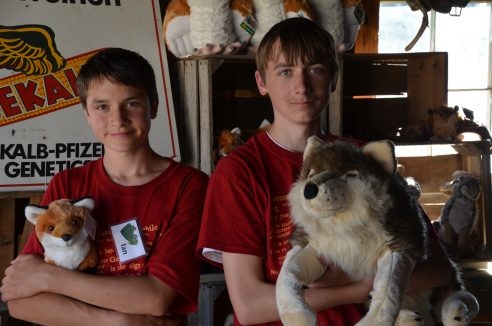Kids holding stuffed animals Kids holding stuffed animals